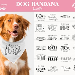 Dog Bandana SVG Bundle, Dog Bandana SVg, dog bandana sublimation, dog lover svg, dog jumper svg, funny dog svg, Cut File for Cricut
