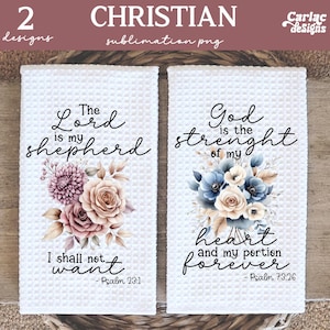 Kitchen Towel Sublimation Bundle, Christian Kitchen Towel Sublimation PNG, Religious Kitchen Towel Sublimation
