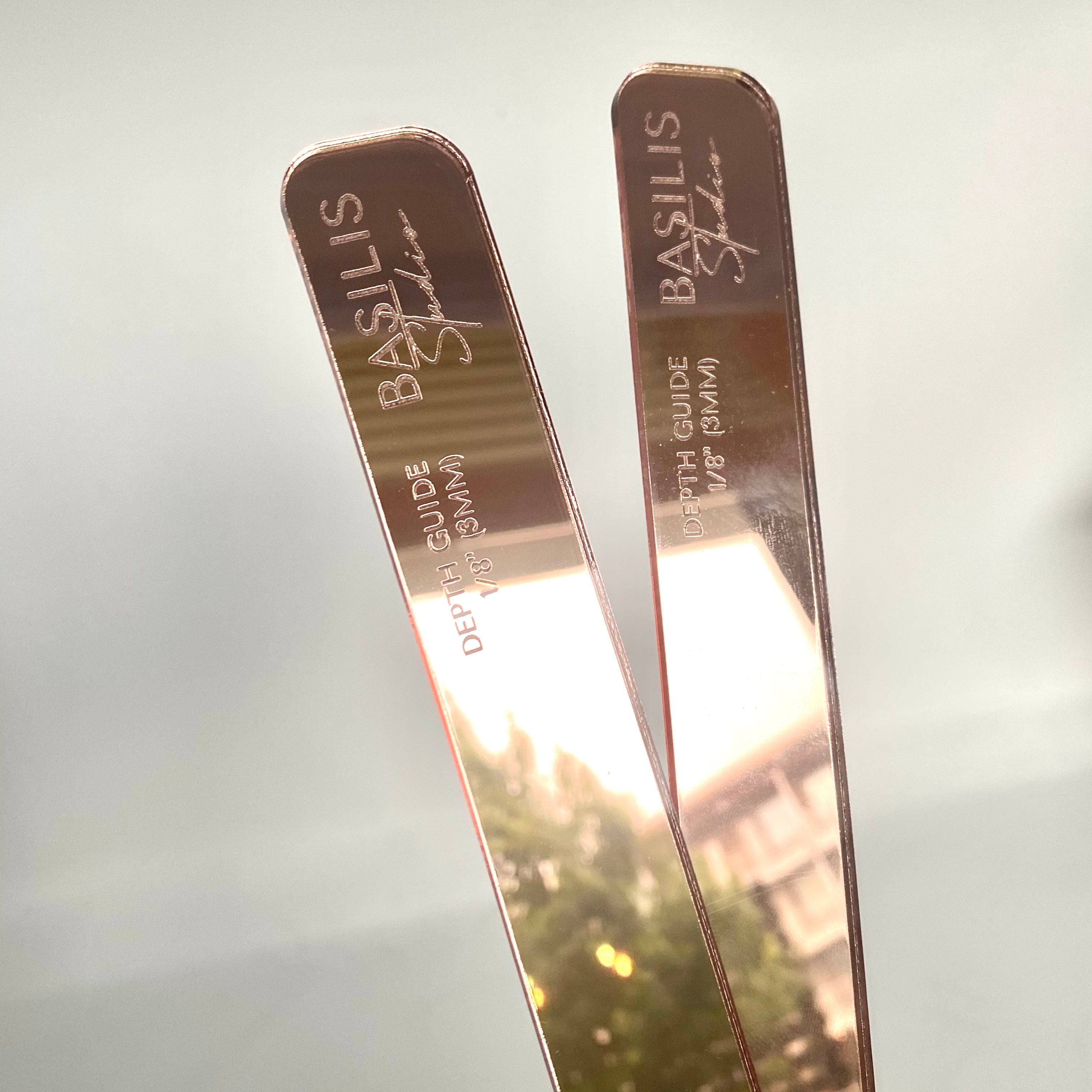 Polymer Clay Thickness Guides Depth Guides Clay Supplies Etsy