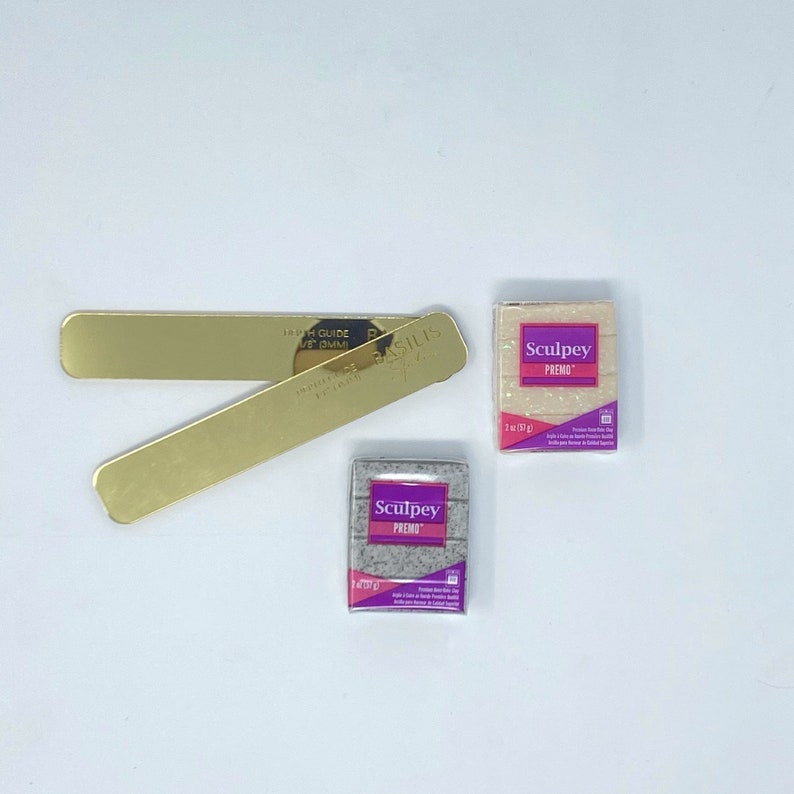 Polymer Clay Thickness Guides Depth Guides Clay Supplies Etsy