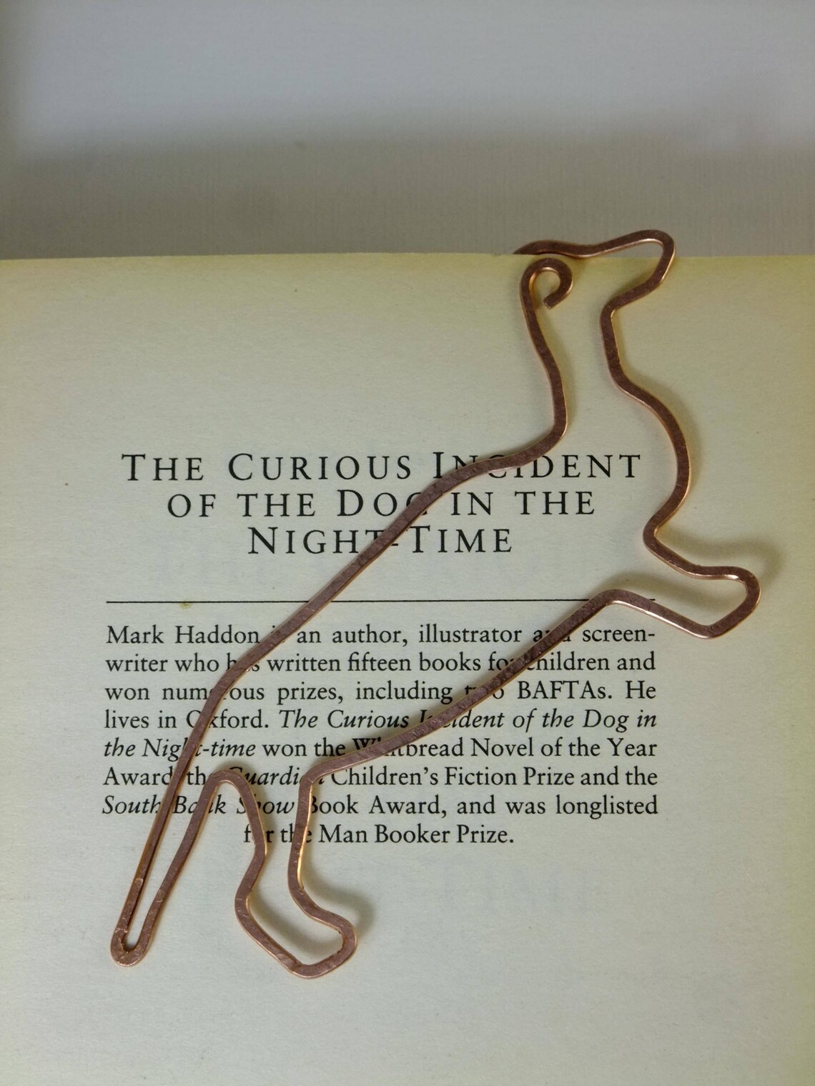 Copper Wire Dachshund Bookmark Copper Wire Dog Bookmark, Sausage Dog