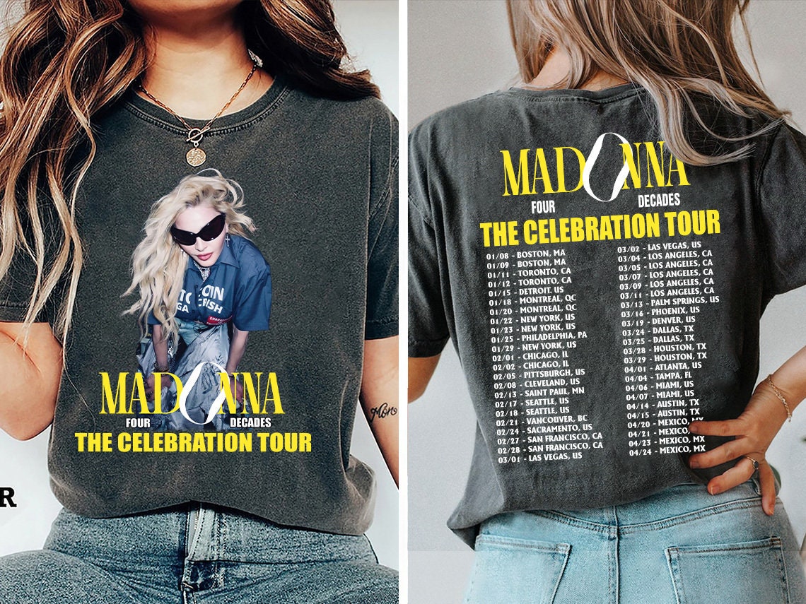 Madonna The Celebration Tour Two-Sided Shirt