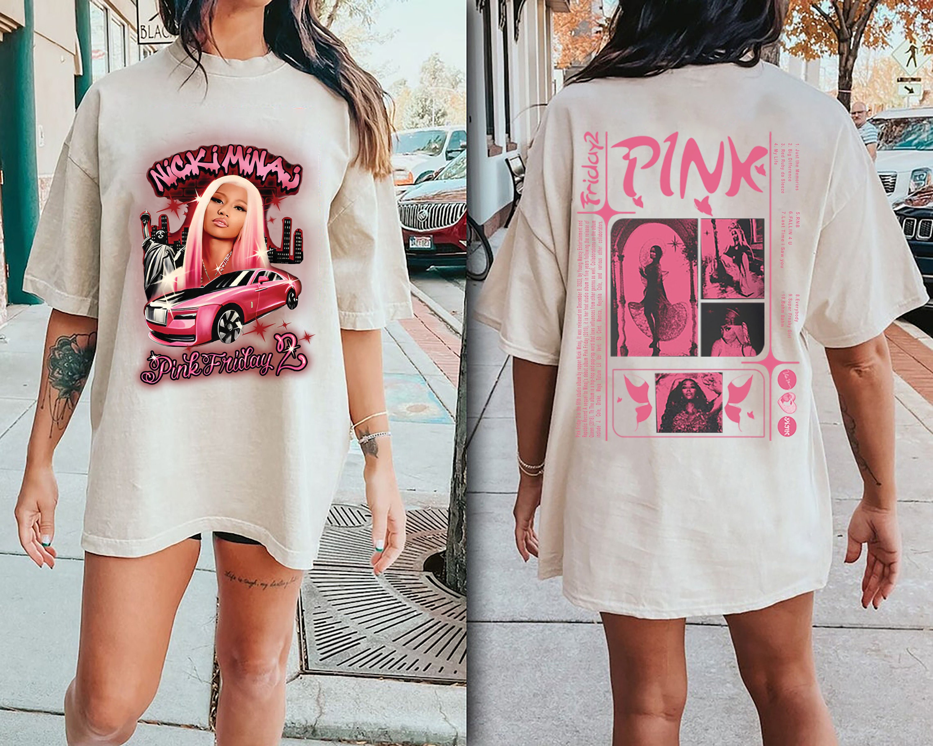 Vintage Nicki Minaj Pink Friday 2 Tour Shirt, Retro Nicki Minaj World Shirt