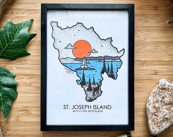 St. Joseph Island - Pen and Ink PRINT