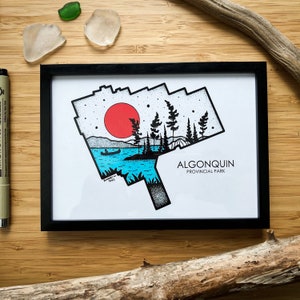 Parque Algonquin (edición 2022) - IMPRESIÓN A PEN Y TINTA