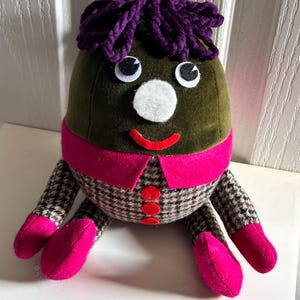 Humpty Dumpty Verde con Tela de Pata de Galgo disponible en tres tamaños imagen 4