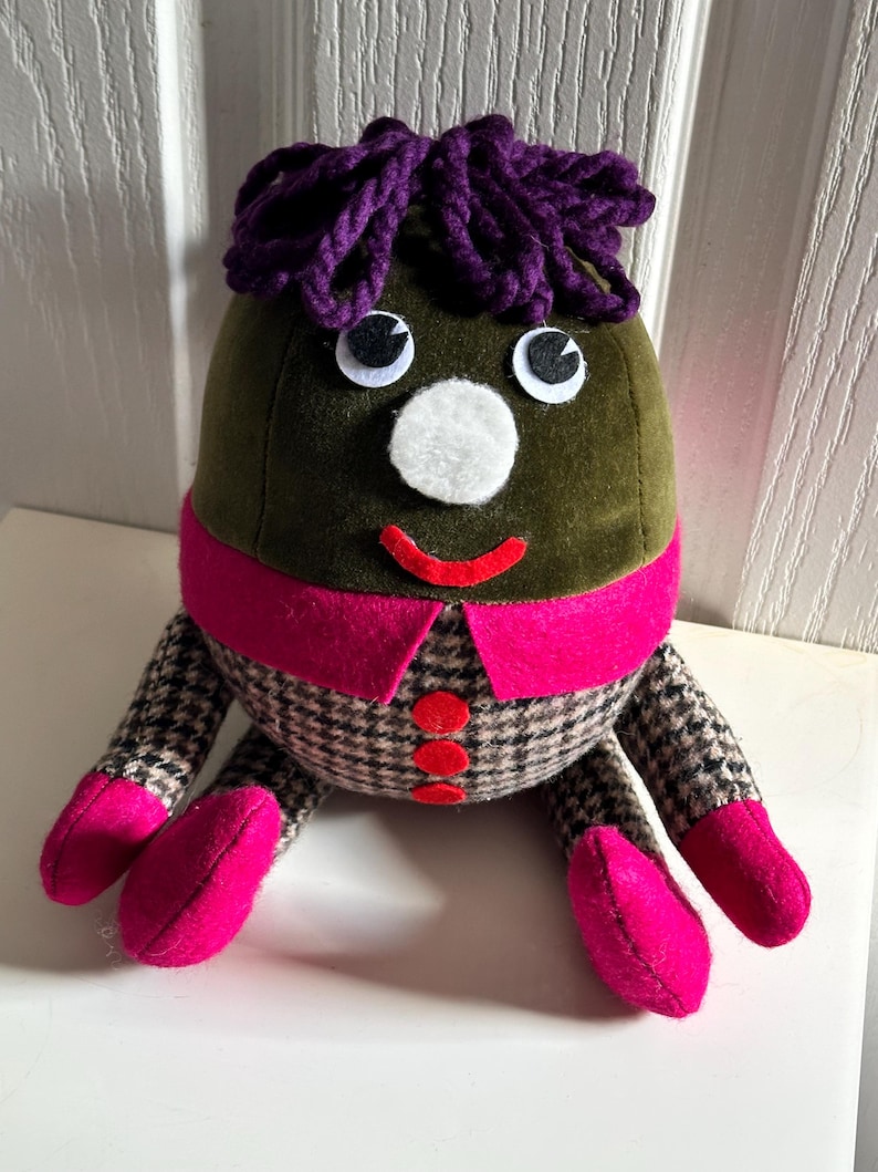 Humpty Dumpty Verde con Tela de Pata de Galgo disponible en tres tamaños imagen 4