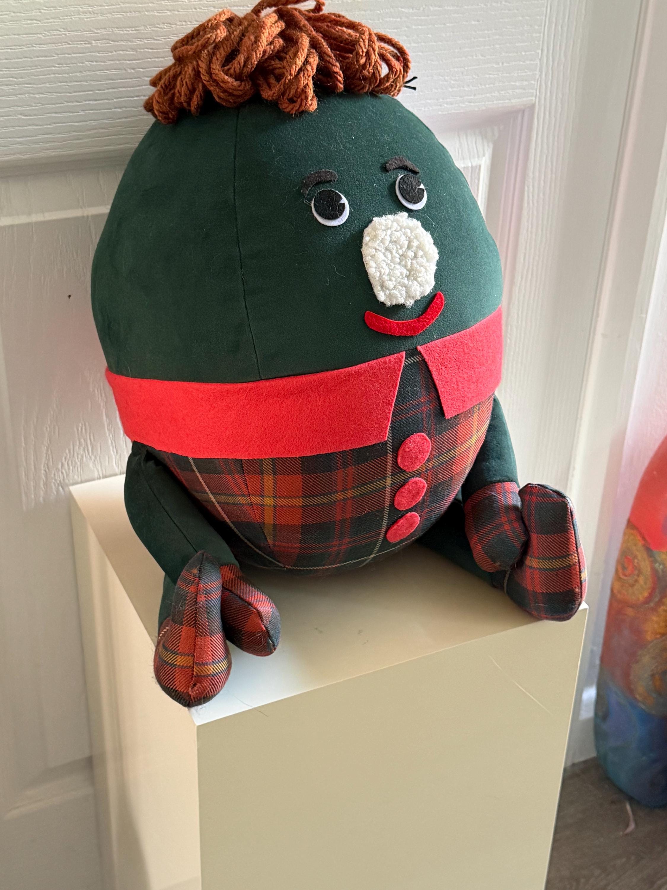 Green Humpty Humpty Dumpty Coral/ Green Tartan Edition. Only One Made in This Fabric ...