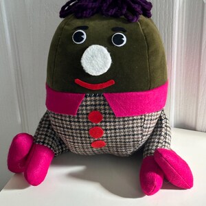 Humpty Dumpty Verde con Tela de Pata de Galgo disponible en tres tamaños imagen 3
