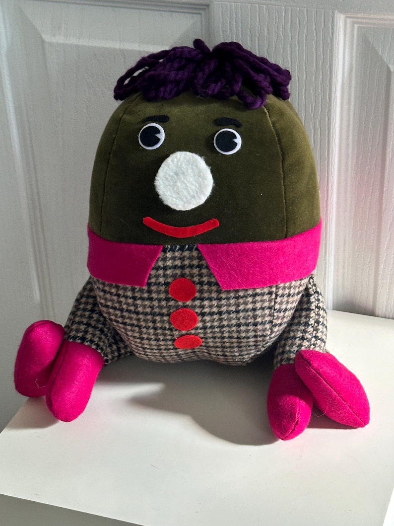 Humpty Dumpty Verde con Tela de Pata de Galgo disponible en tres tamaños imagen 3