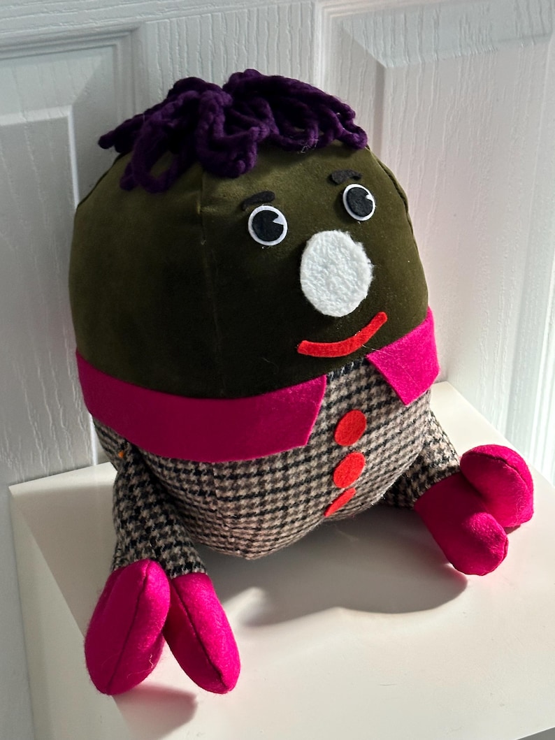 Humpty Dumpty Verde con Tela de Pata de Galgo disponible en tres tamaños imagen 2