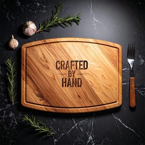 Engraved Wooden Cutting Board - Personalized Cheese & Charcuterie Board - Wedding, Housewarming and  Anniversary Gift
