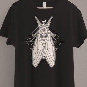 Cicada T-Shirt | Entomology | Insect T-Shirt | Gothic Clothing | Nu Goth | Witchy | Hipster | Pastel Grunge