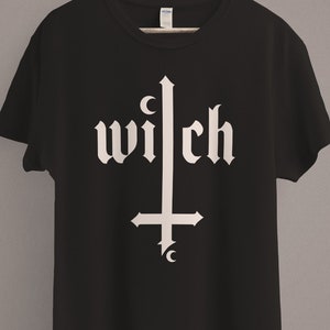 Witch T-Shirt | Pagan Satanic Clothing | Witch Clothes | Occult Shirt | Pastel Goth Aesthetic | Gothic