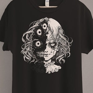 Victorian Gothic Ghost Girl T-Shirt | Horror Gore Shirt | Halloween Clothing | Spooky Season | Scary Creepy | Pastel Goth Aesthetic