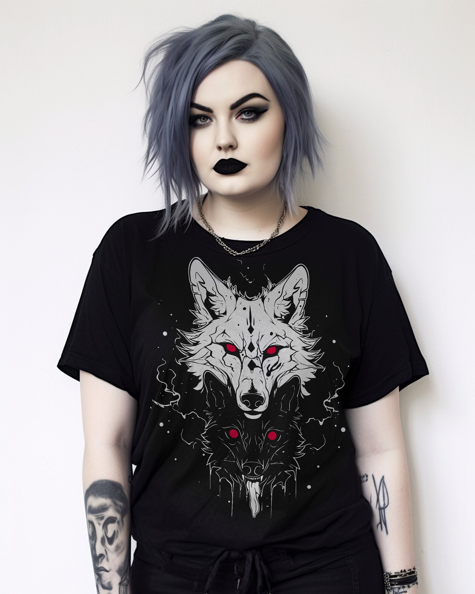 Horror Werewolf T-shirt Wolf Shirt Grunge Clothing Lycanthropy Gothic ...