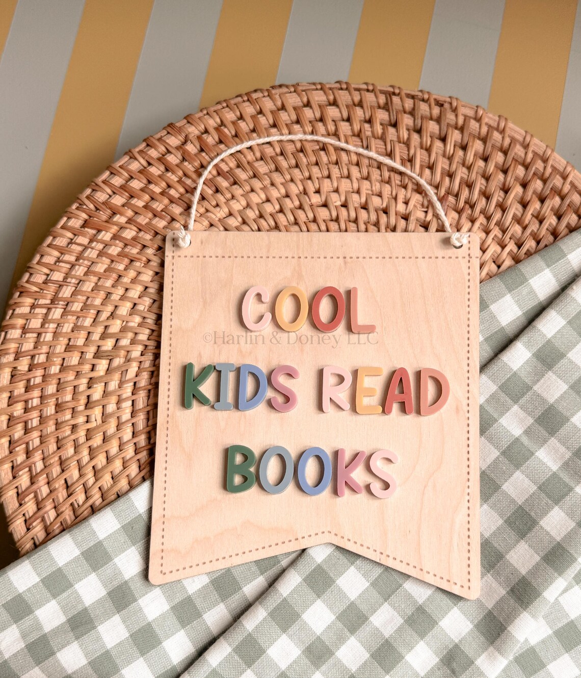 Cool Kids Read Books Sign | Playroom Wall Decor | Reading Corner Decor ...