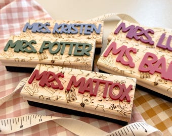Custom Teacher Gift | Personalized Dry Eraser, Teacher Appreciation, Influence of a Great Teacher, New Teacher Gift, First Year Teacher