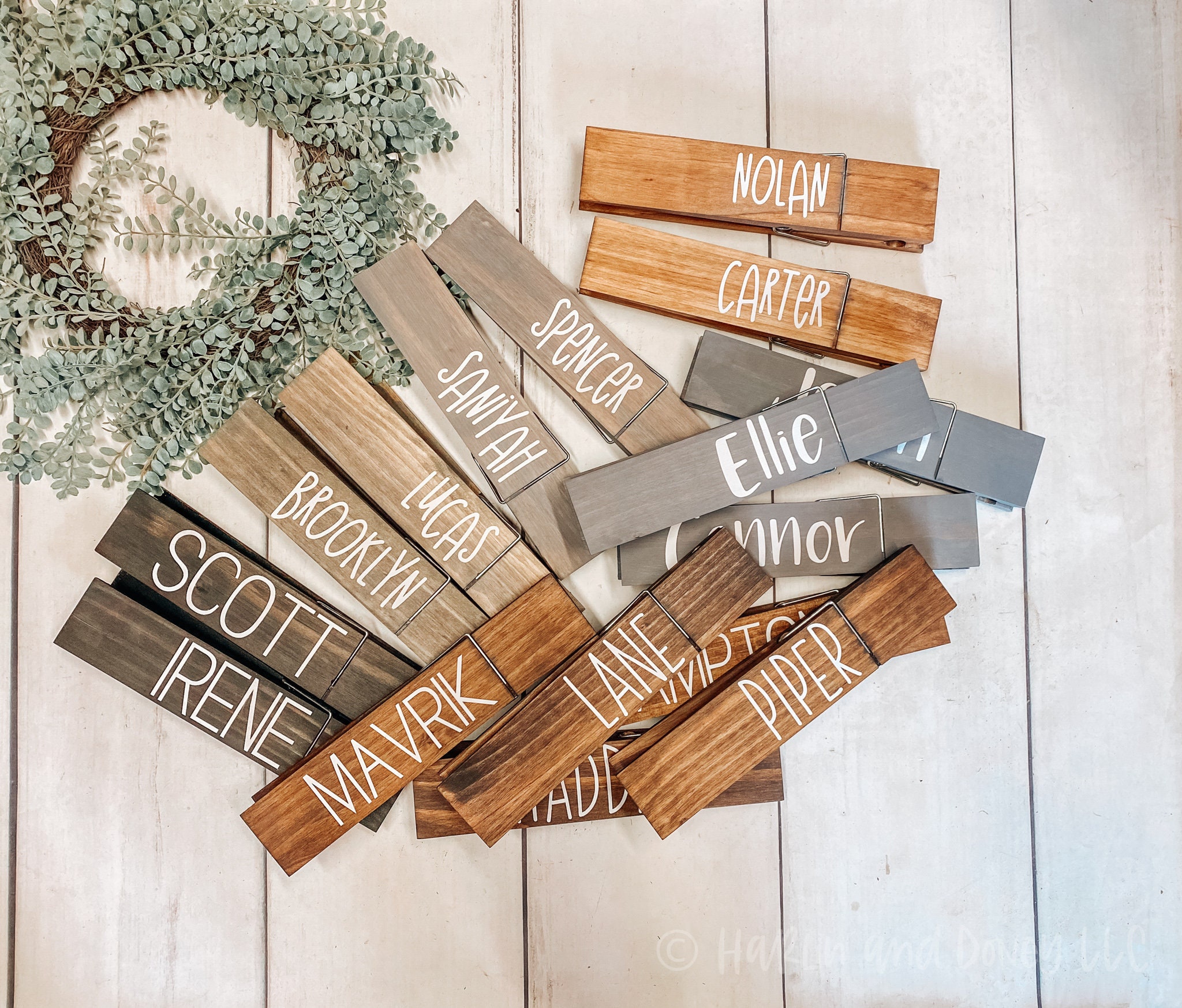 Personalized Giant Clothespin Towel Holder With Name Etsy