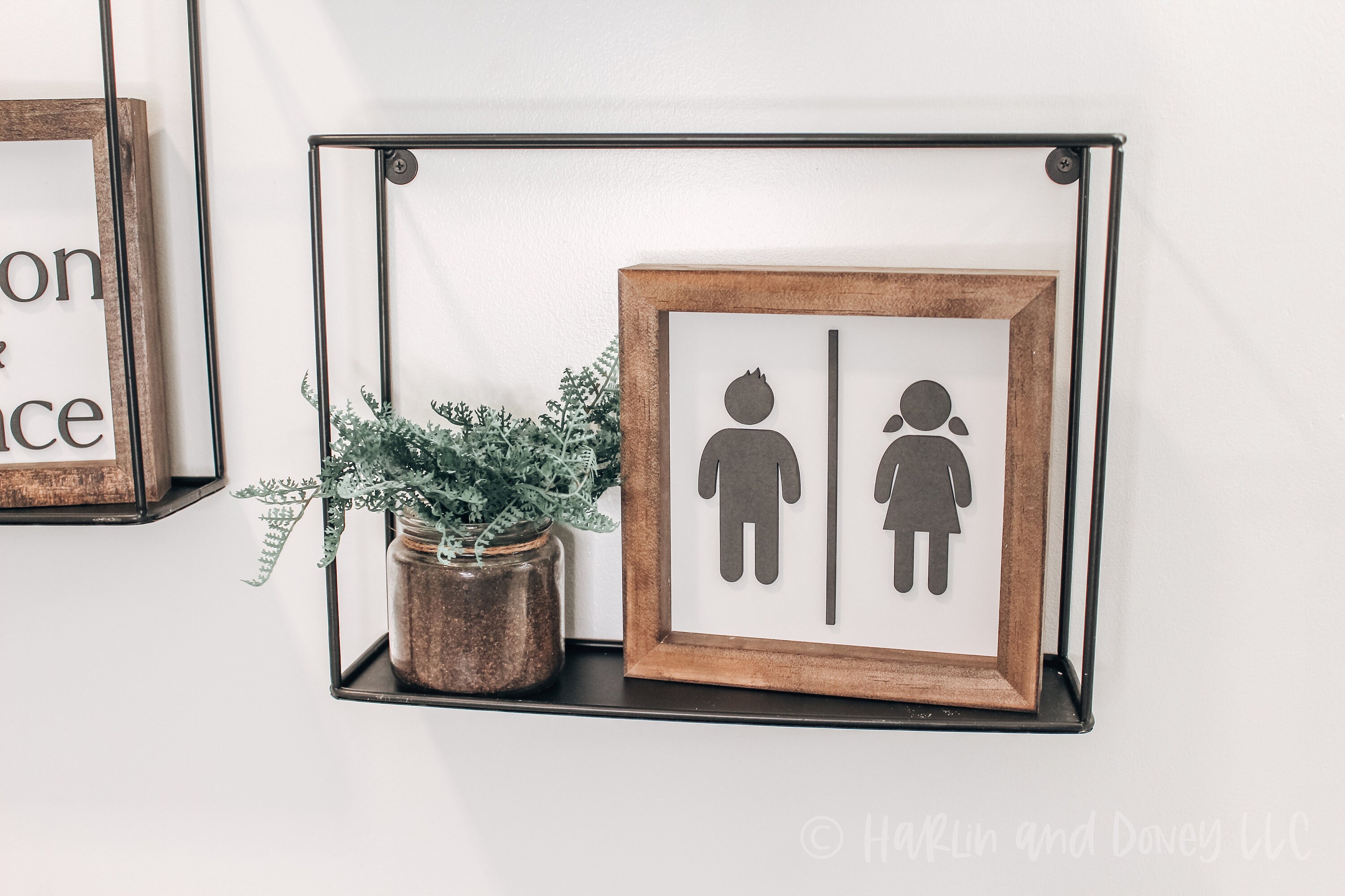 Kids Restroom Sign Bathroom Sign Farmhouse Bathroom Decor Etsy