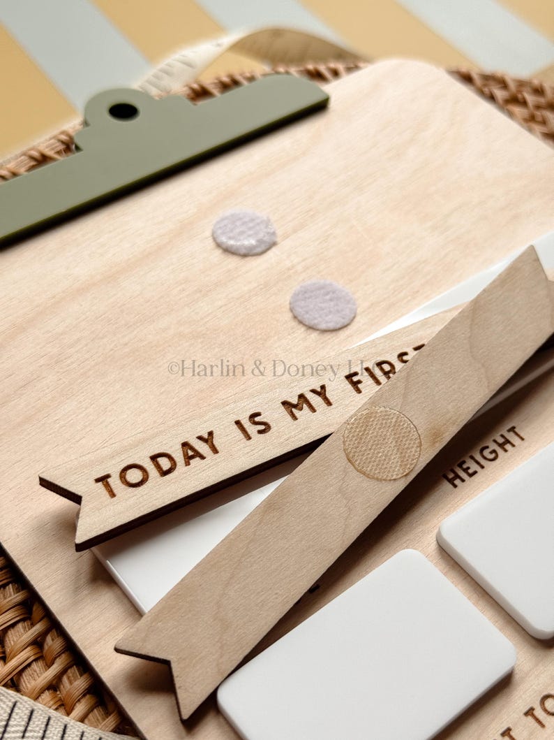 First Day of School Board | Last Day of School, Reusable Back to School Interview Board, Personalized Dry Erase Board image 16