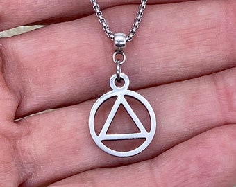 30 Pc Alcoholics Anonymous Cutout Charm Pendants Gold Tone 12 Step Recovery