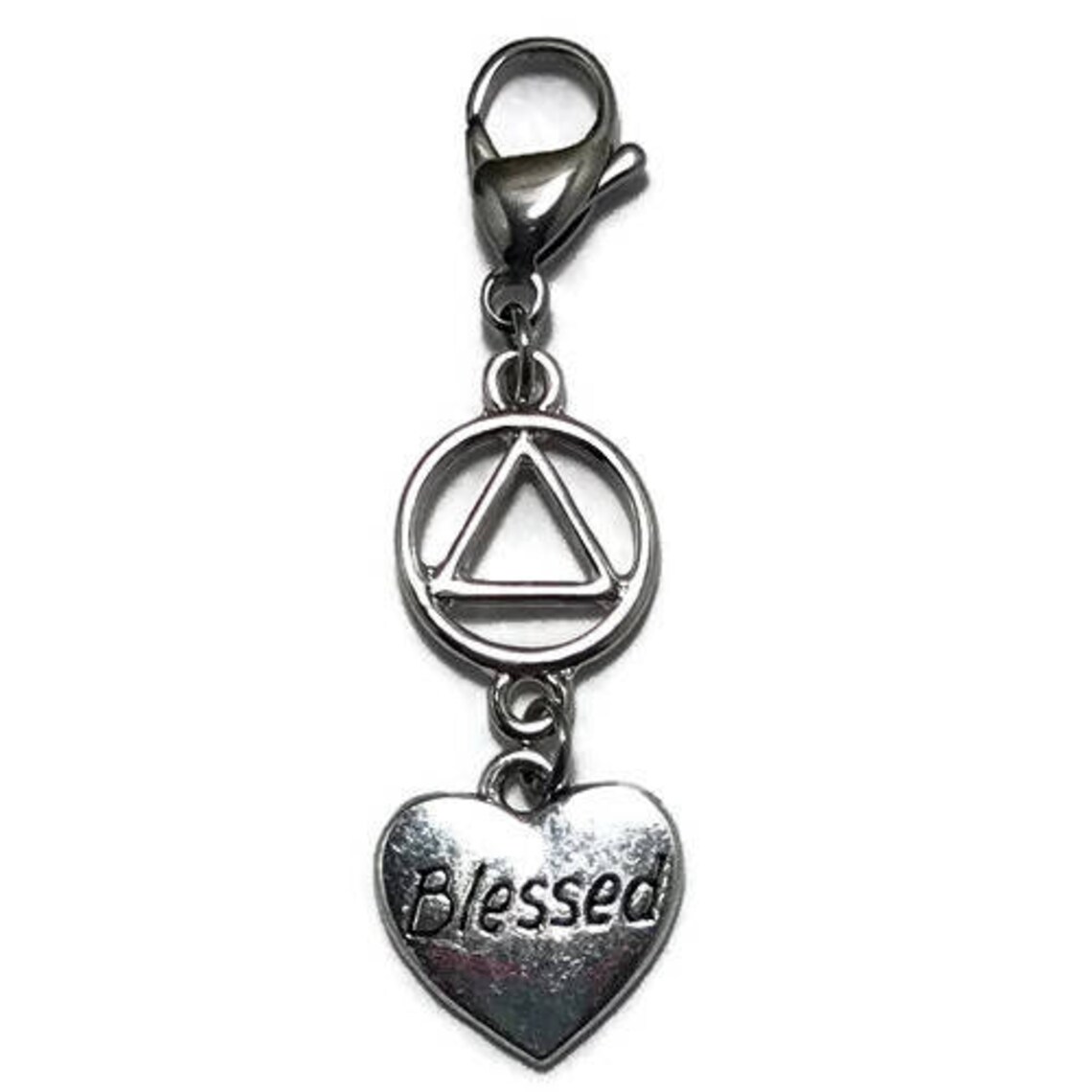 Aa Chain Recovery Jewelry Alcoholics Anonymous AA Charm Blessed - Etsy