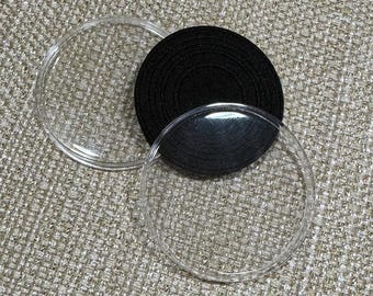 クリアメダリオンコインホルダー：調節可能なガスケットプロテクター