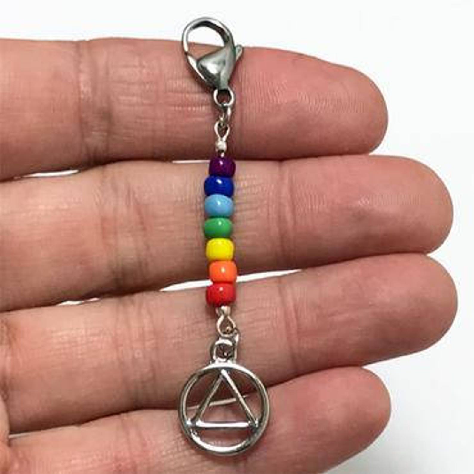 Recovery Jewelry Alcoholics Anonymous AA Charm Chakra - Etsy
