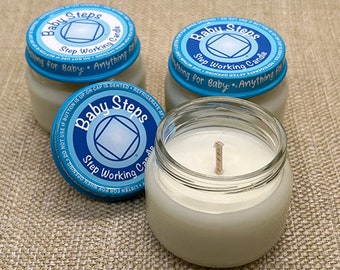 Soy Candle, Narcotic Anonymous, NA Step Working Candle, Serenity Candle, Meditation Candle, Serenity Oil, Sobriety