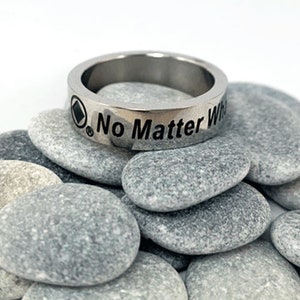 12 Step Jewelry, Recovery Jewelry, 12 Step Ring, Recovery Ring, Narcotics Anonymous Ring, No Matter What