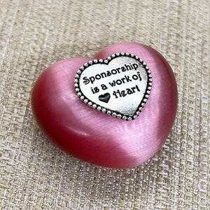 Sponsorship Love Heart Pink Cat's Eye image 5