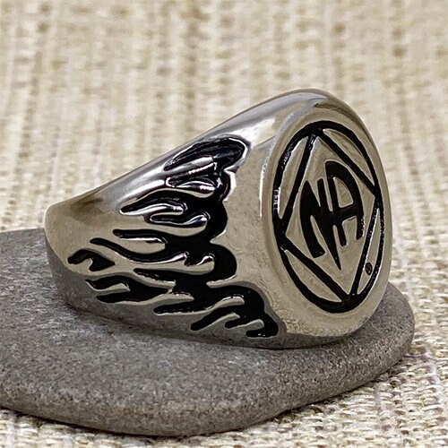Narcotics Anonymous Ring: Embossed Stainless Steel Recovery Jewelry - Etsy