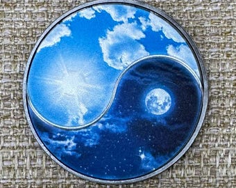 陰陽12ステップ回復メダリオン：安らぎの禁酒ギフト
