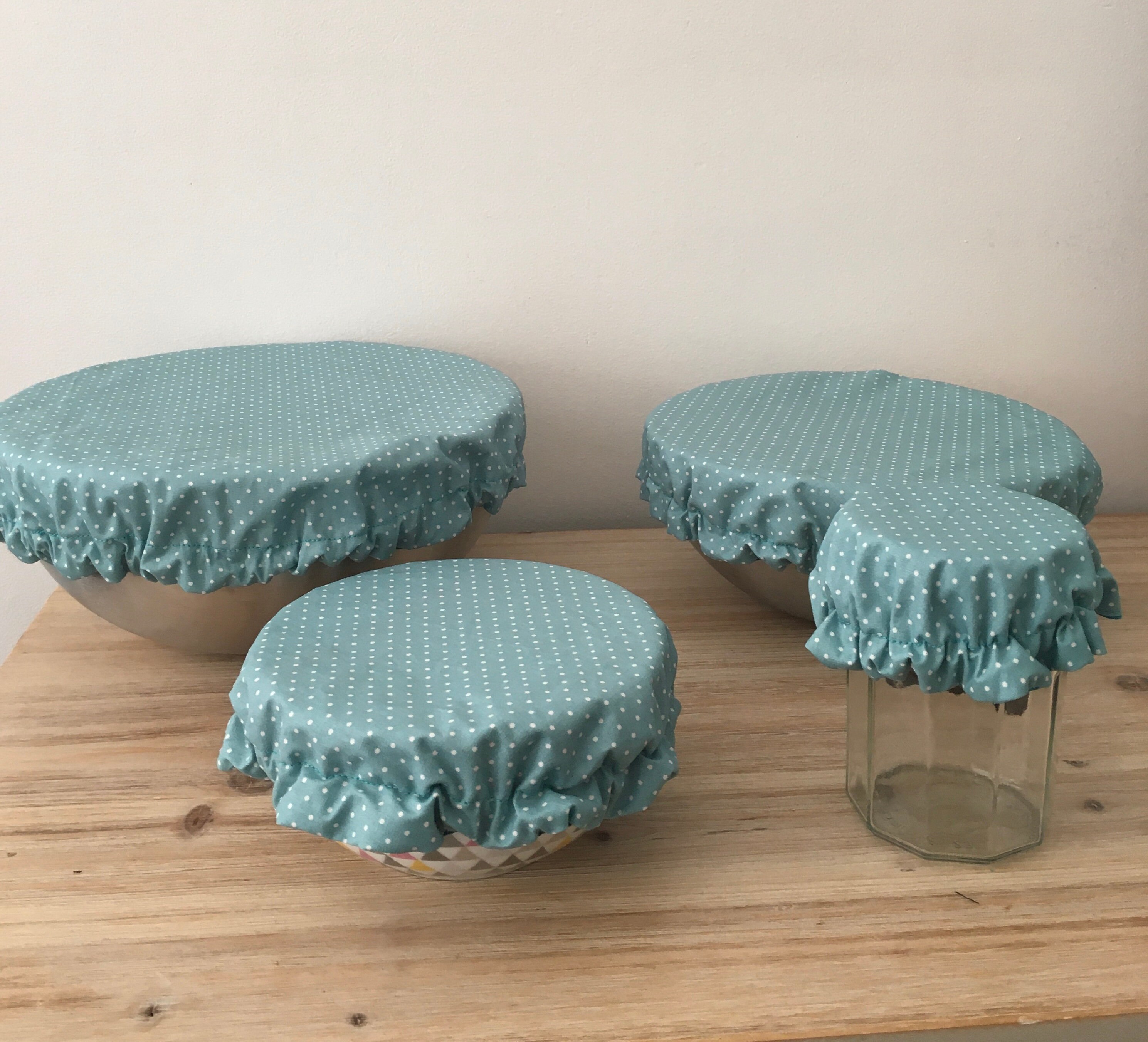 Couvre-Plat, Charlotte Alimentaire, Zéro Déchet, Coton Enduit