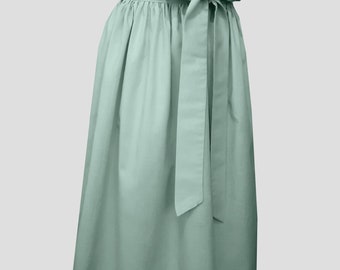 Costume de fée Tablier Dirndl pour femme en coton menthe toutes tailles et longueurs