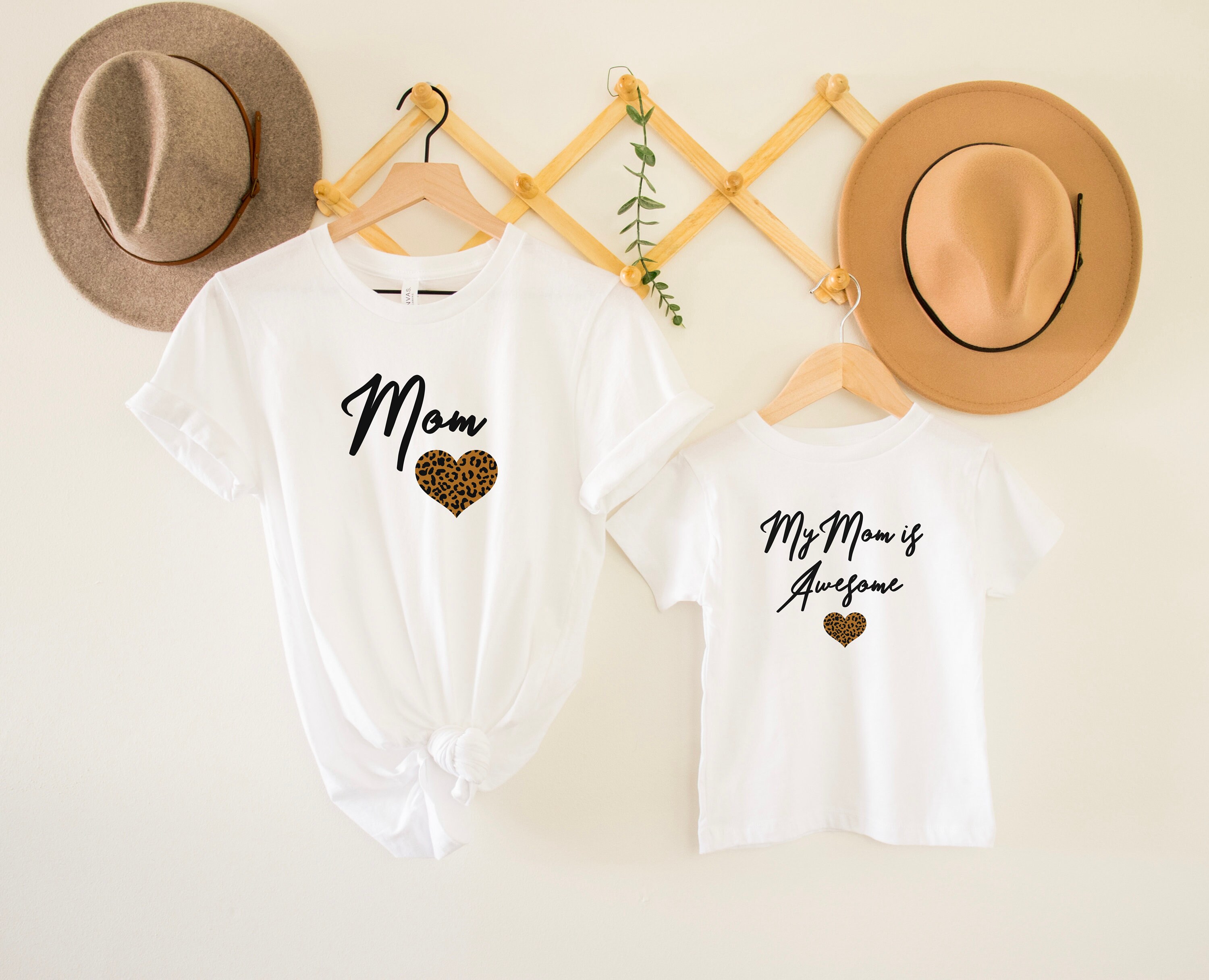 Mom and Me Shirt Mom Shirt My Mom is Awesome Cute Gift for Etsy