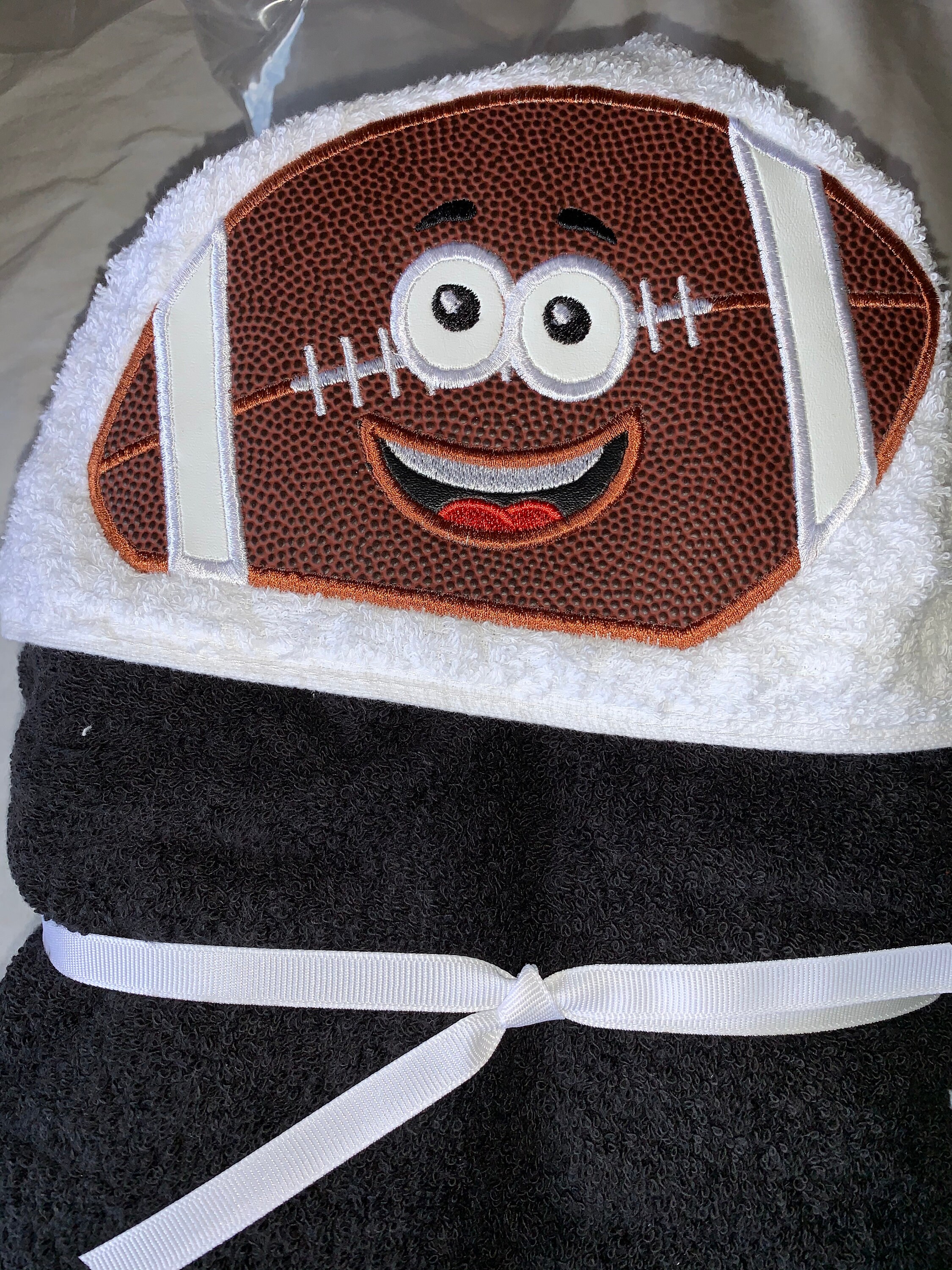 Hooded Towel / Child Hooded Towel / Football / Sports Theme Etsy UK
