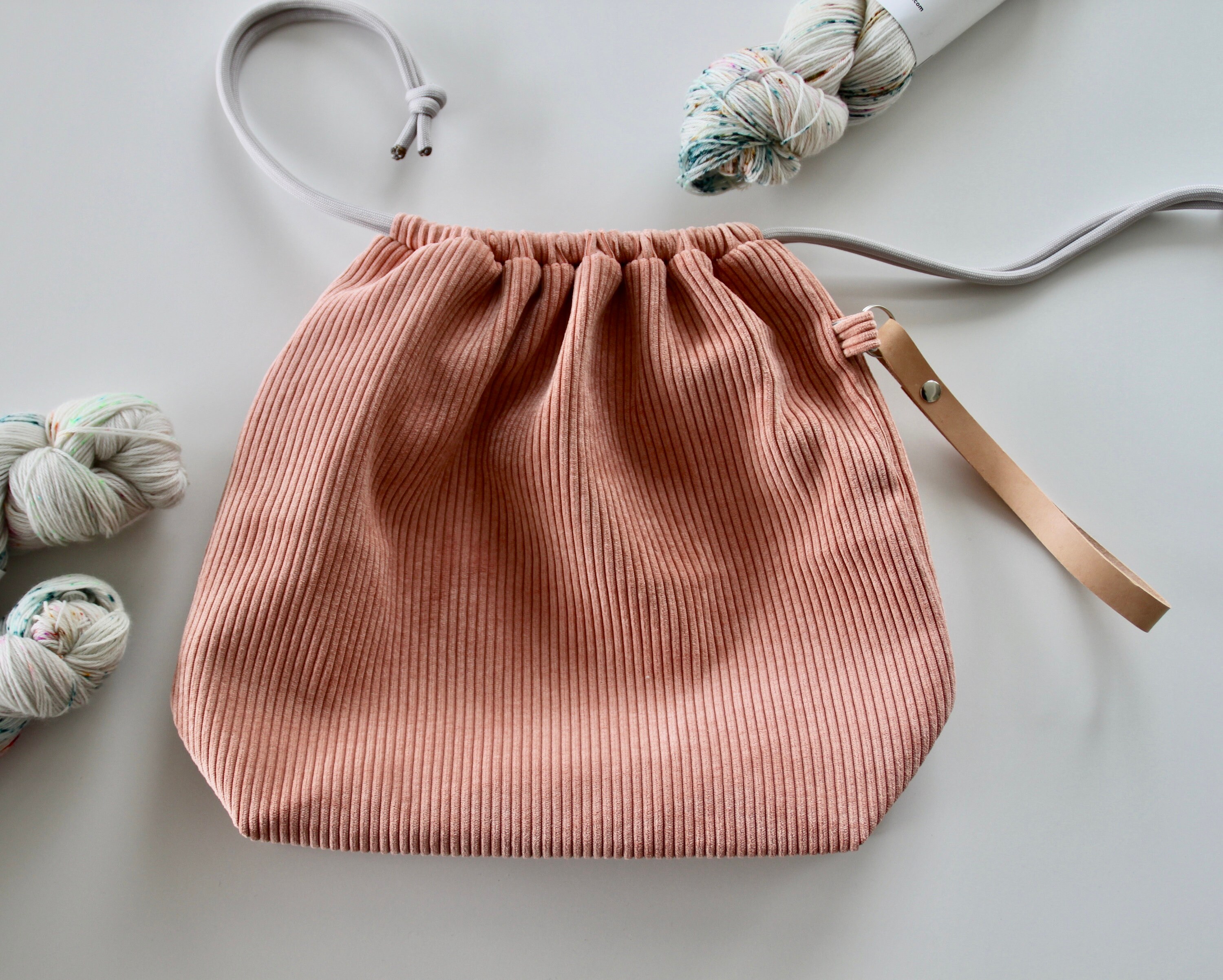 Knitting Project Bag Drawstring Knitting Bag Project Bag for Etsy