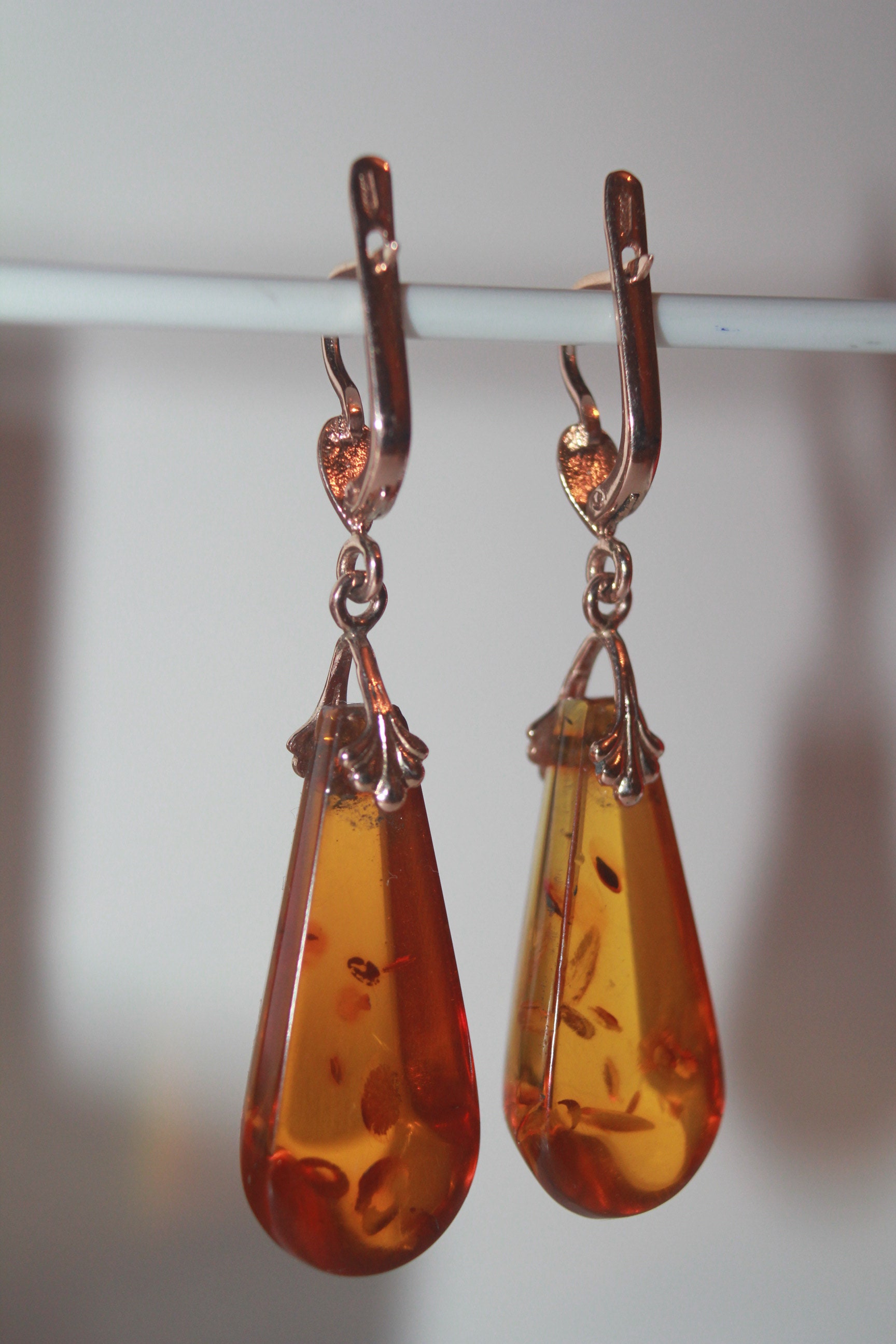 russian gold earrings ebay