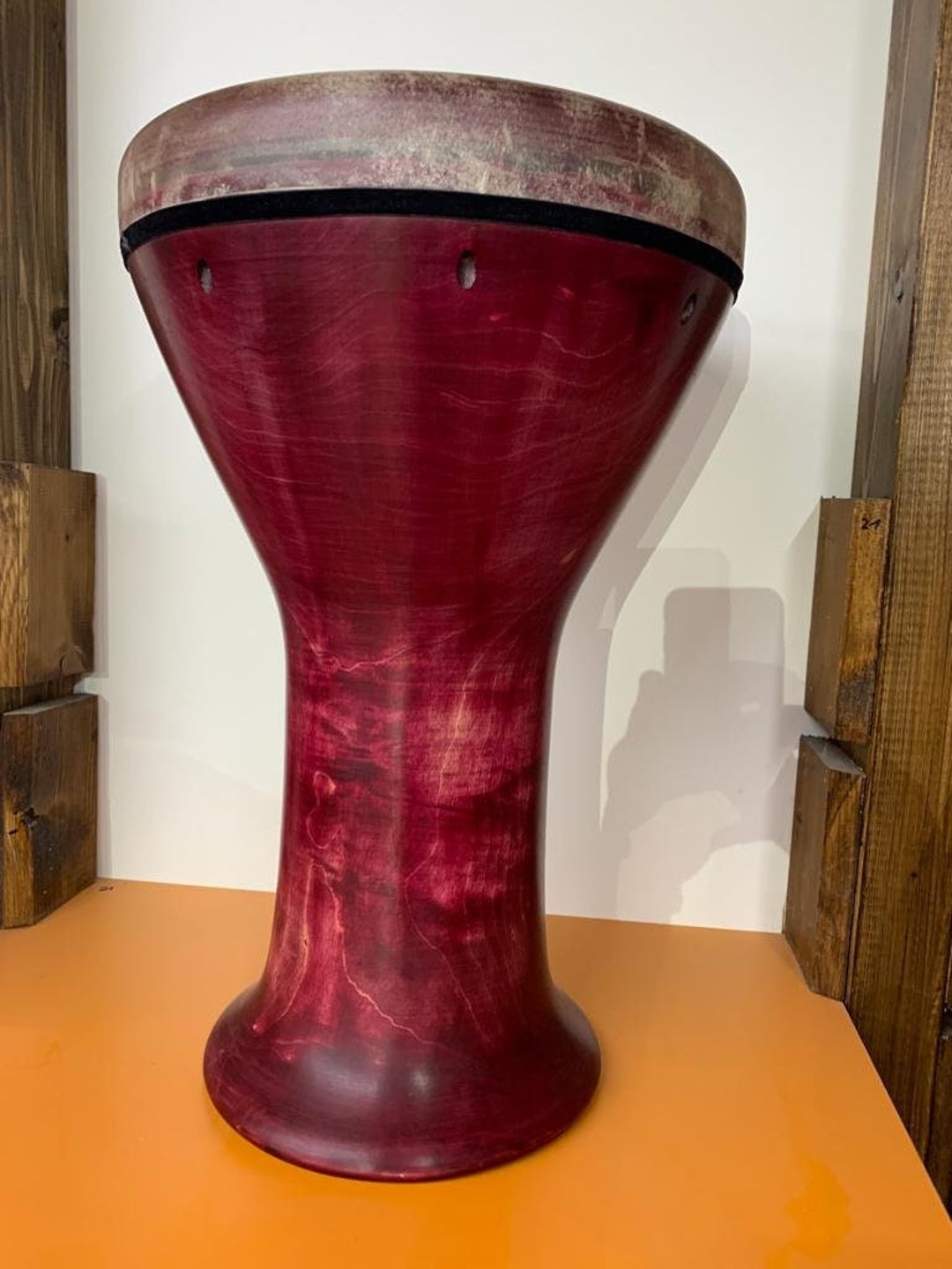 Darbuka by Majid Drums 100 Handmade Tunable Maple Goat Skin Surface