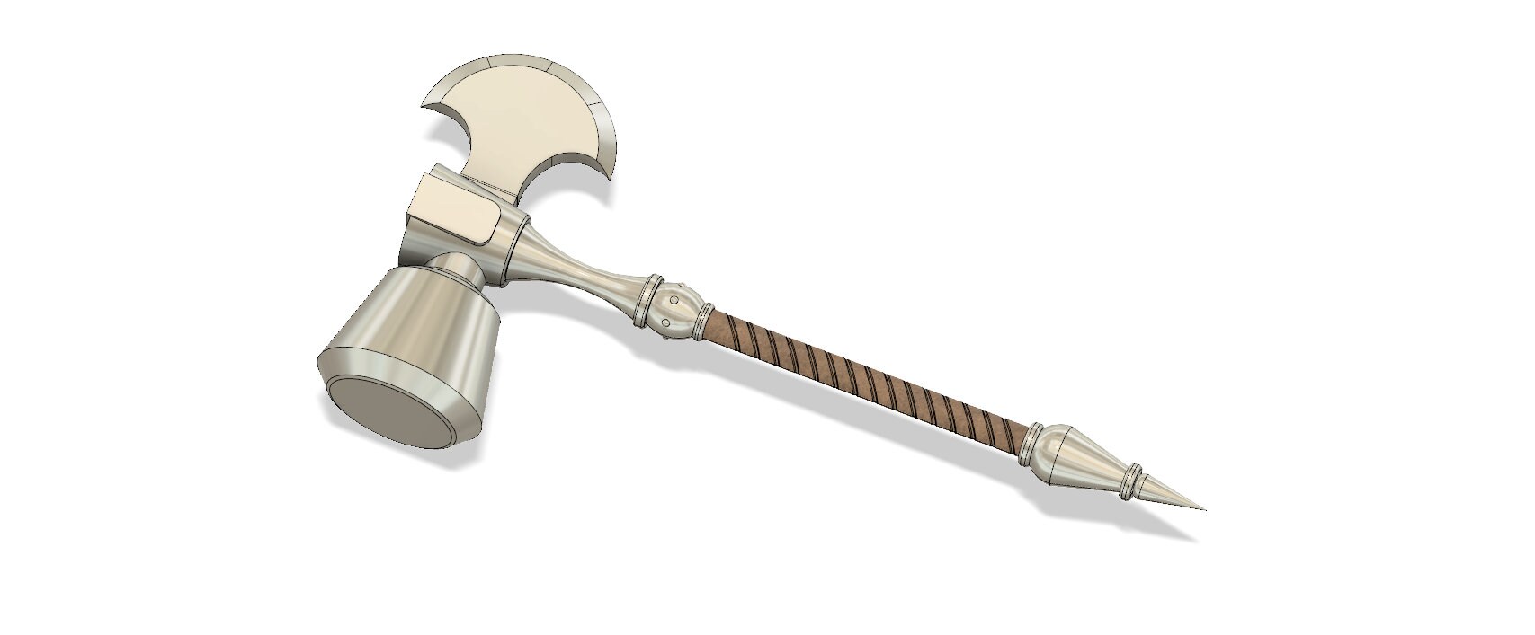 Retro ultimate thor hammer stl file Etsy