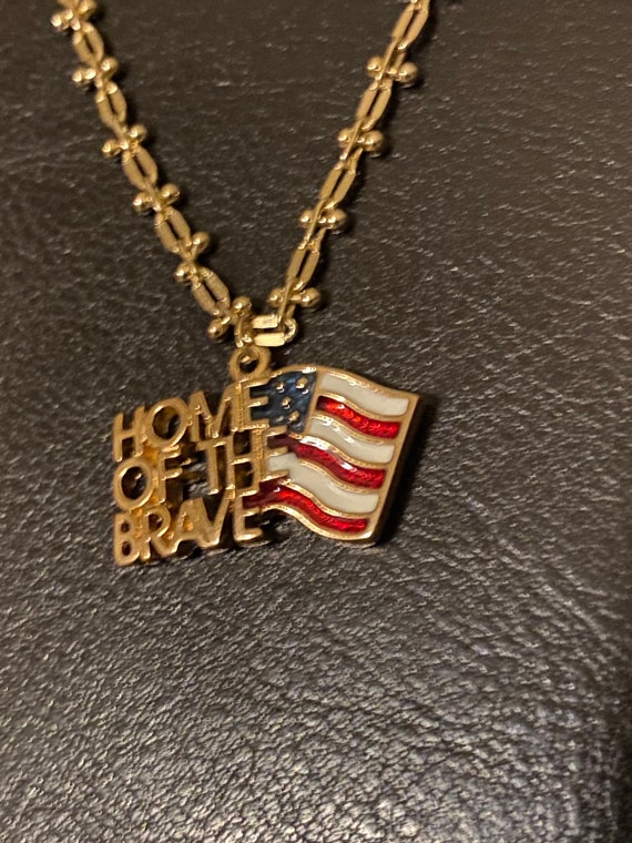 Home Of The Brave Necklace Home Of The Brave Necklace