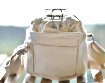 1 Liter Orb Insulated Organic Cotton Bag