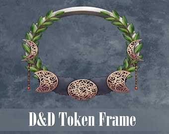 D&D Token Border/ Digital Token/ Token Frame/ Foundry VTT/ Roll20