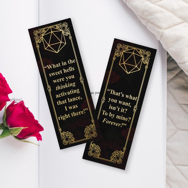 Elegant Gold Astarion Foil Bookmark