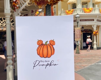 Pumpkin sketch print