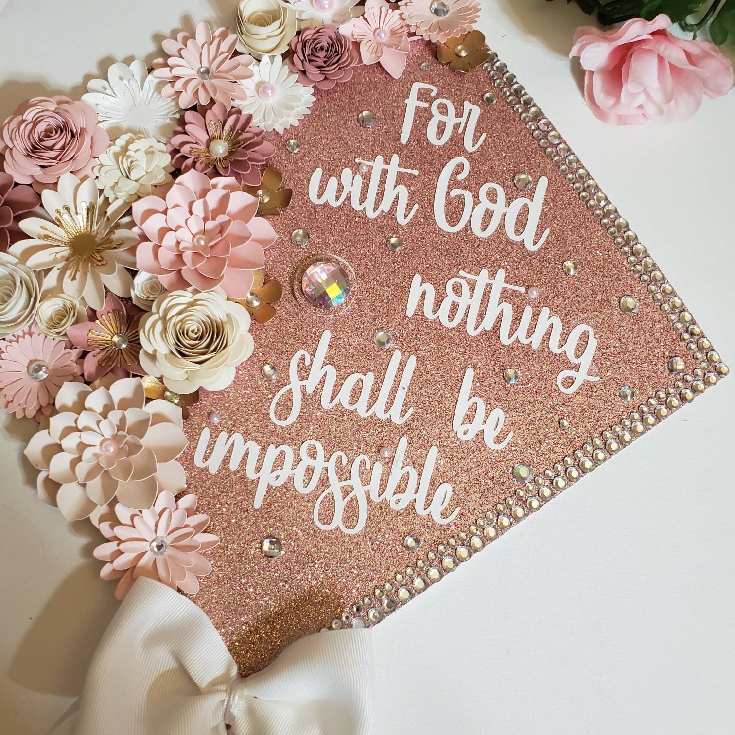 58 Custom personalized Graduation Cap topper, I Was The Main Character