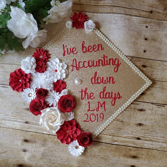 flower graduation cap