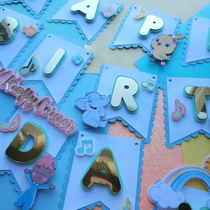 Canticos Boy Happy Birthday banner/ canticos party decor/ customizable